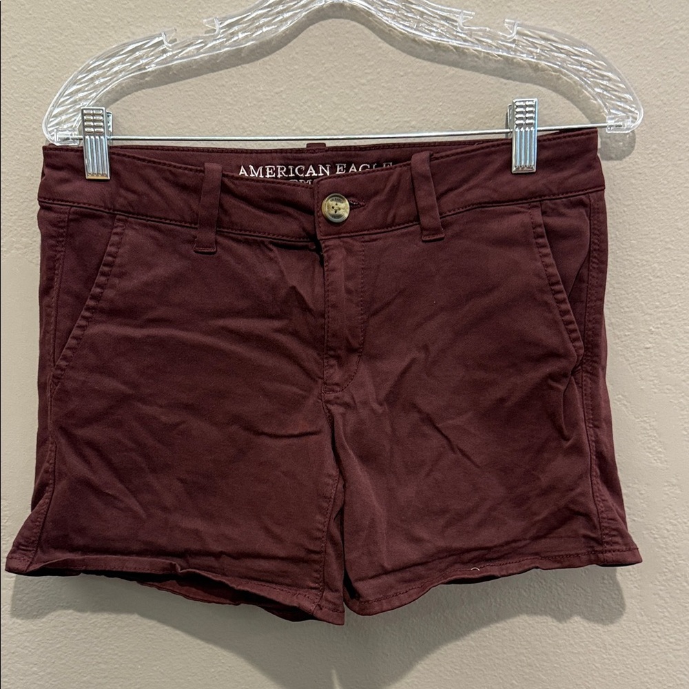 American Eagle Outfitters Maroon Shorts
